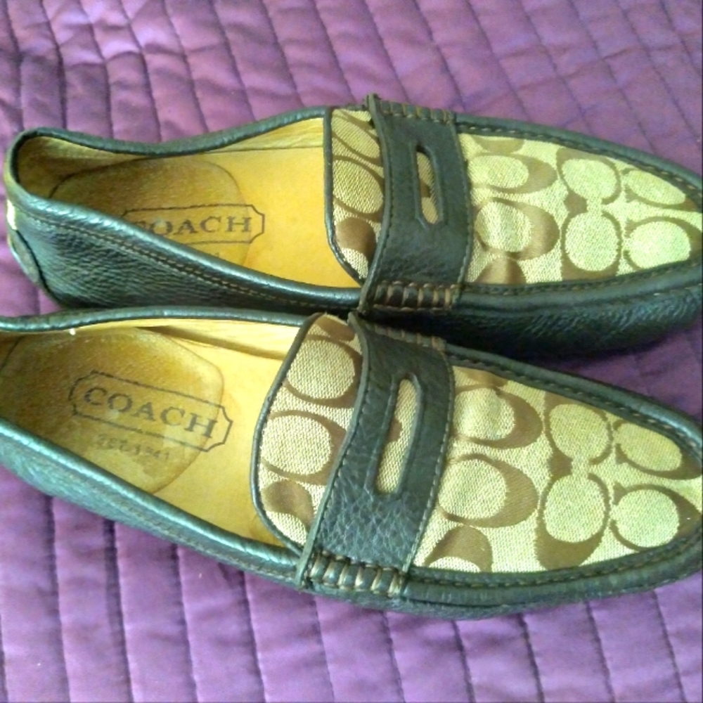 Men's Coach loafers/slip-ons. Used in great condition. No scuffs, nicks, etc.